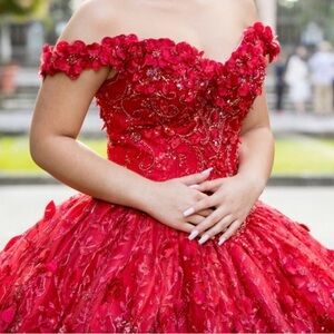 Red Quinceañera Dress